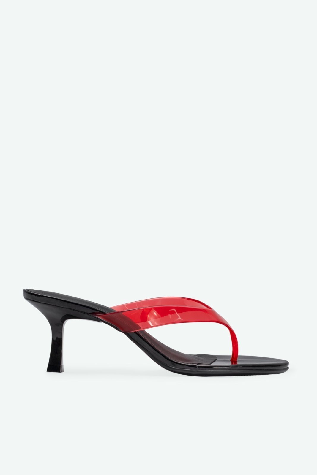 Tamanco Jolie Preto/Vermelho Suzana Santos