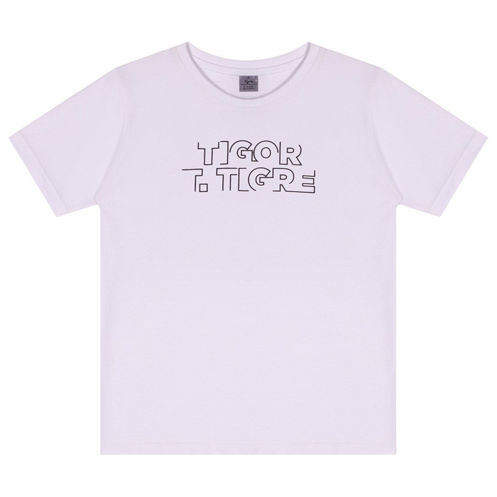 Infantil - Camiseta Manga Curta Masculina Tigor T. Tigre