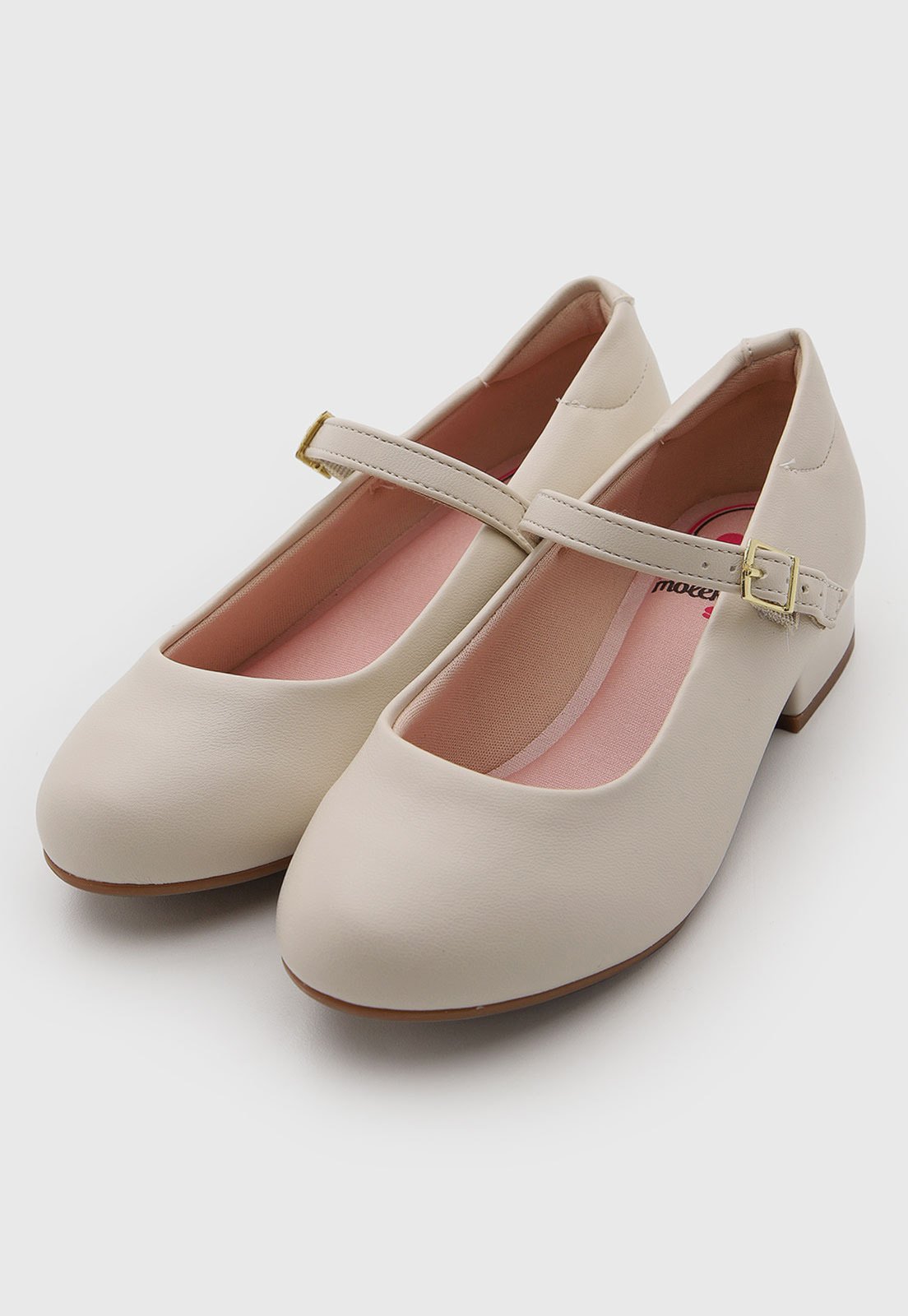 Infantil - Sapatilha Molekinha Mary Jane Bege