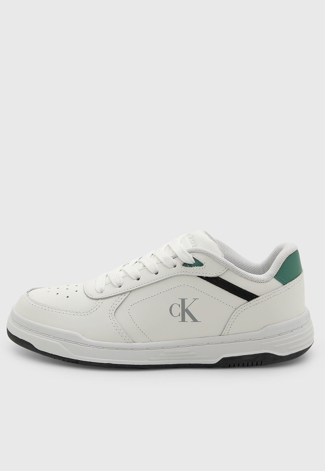 Tênis Masculino Calvin Klein Cano Baixo Branco