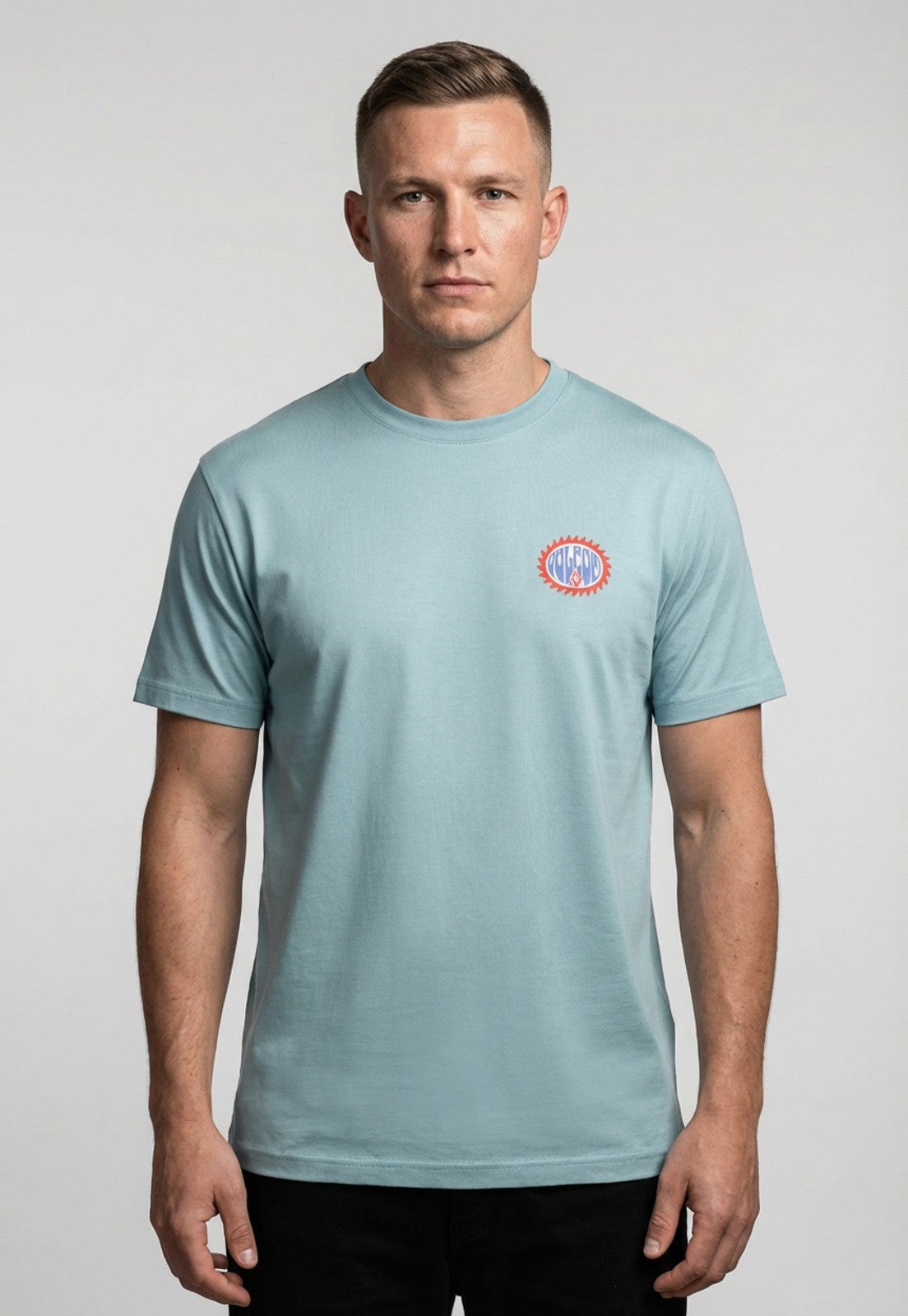 Camiseta Masculina Volcom Silk Solarized Verde