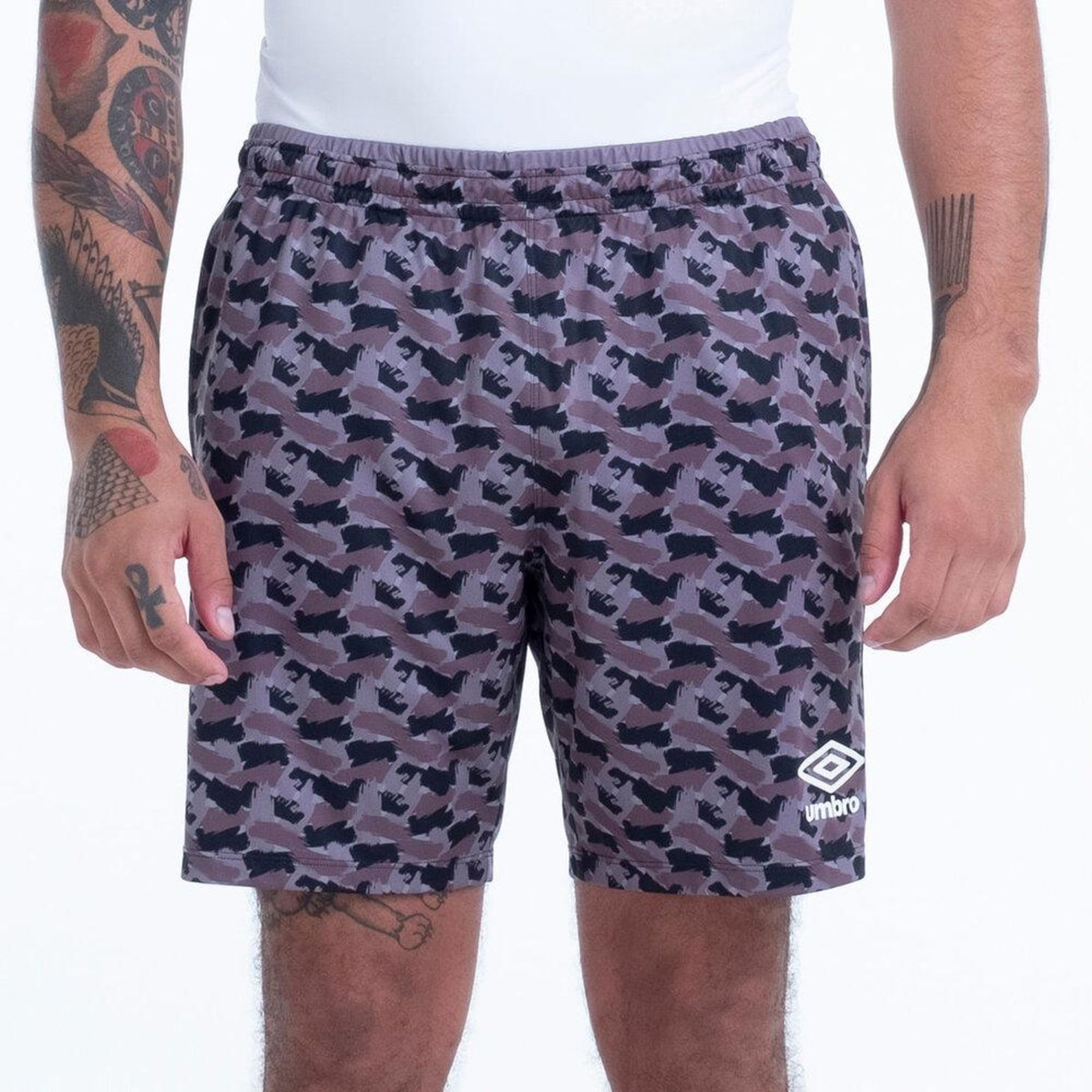 Bermuda Masculina Umbro Futevolei Deg. Incolor