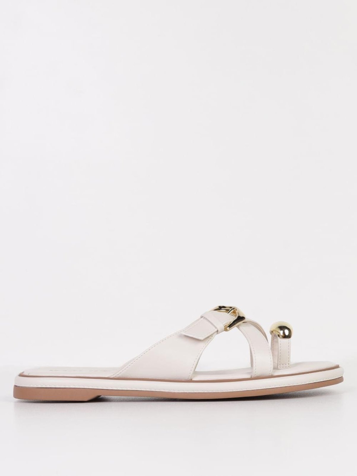 Rasteira Quiz Feminina OFF WHITE