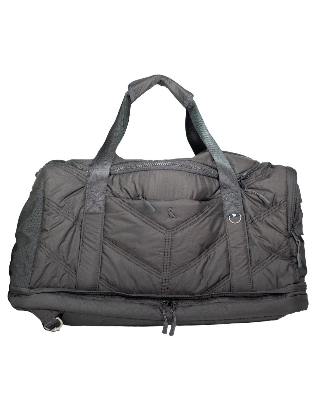 Mala de Mão Masculina Grande Reserva RSV Mochila Duffel Wing 2 em 1 De Bordo Cinza Asfalto