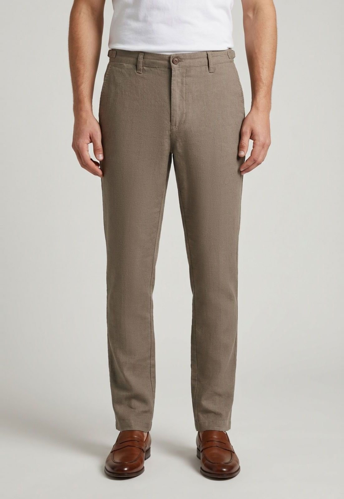 Calça Masculina Aleatory Reta Marrom