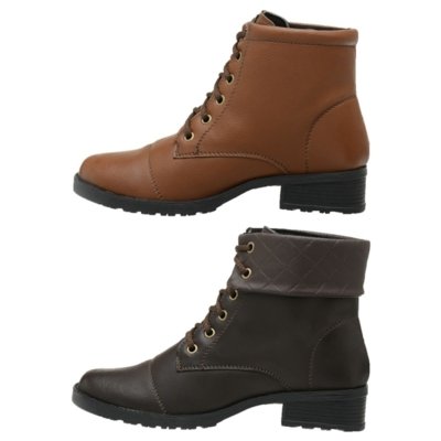 Kit 2 Pçs Bota Casual 3LS3 Marrom Menor preço em Kit 2 Pçs Bota Casual 3LS3 Marrom