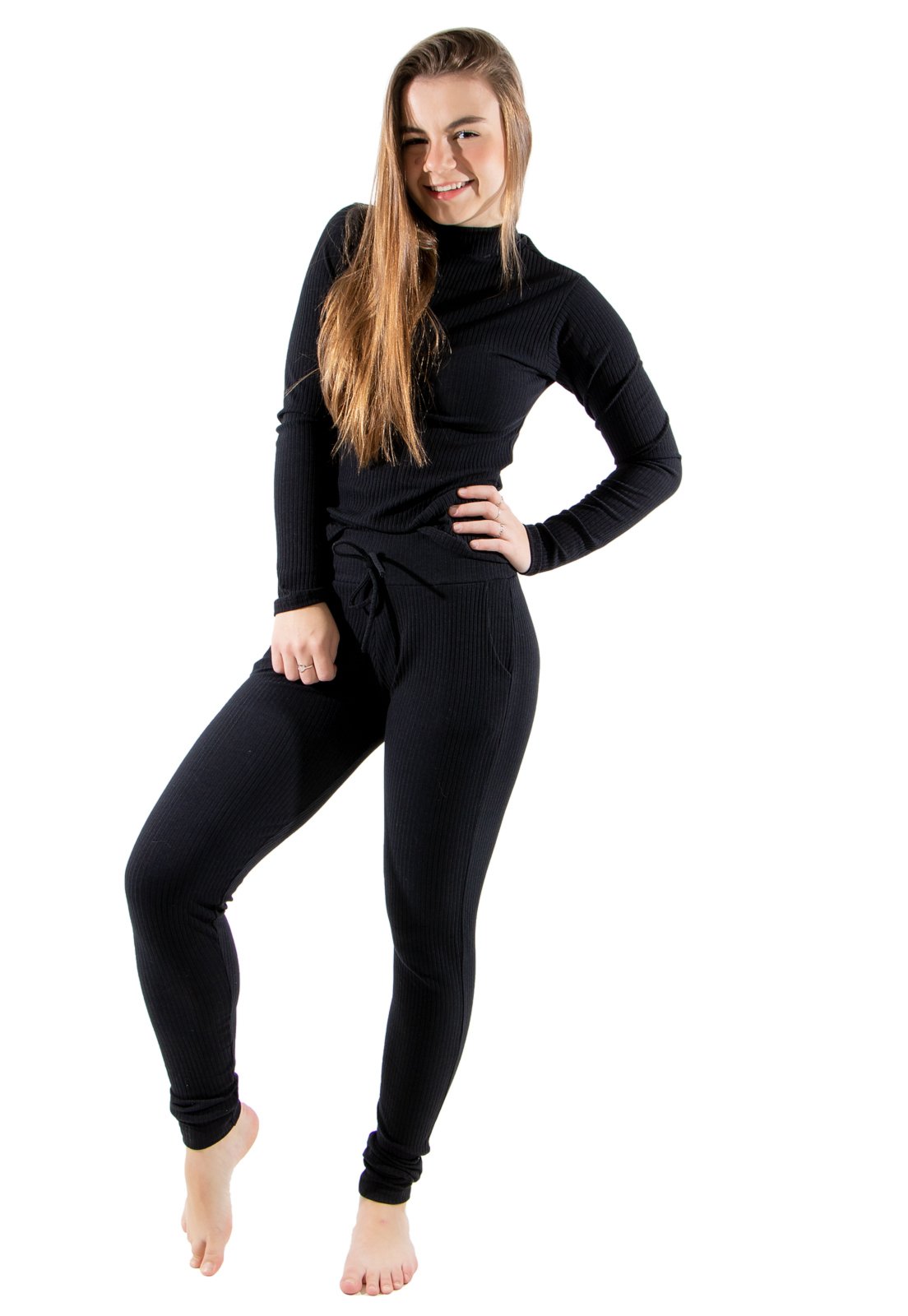 calça jogger cintura alta