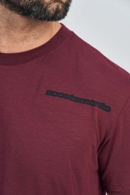 Camiseta Modal Letters Local Masculina Acostamento