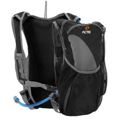 Mochila De Hidratação Acte Sports Preto e Laranja Menor preço em Mochila De Hidratação Acte Sports Preto e Laranja
