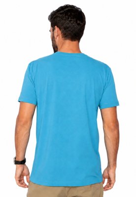 CAMISETA AD FASHION ESTAMPADA AZUL MEDIO