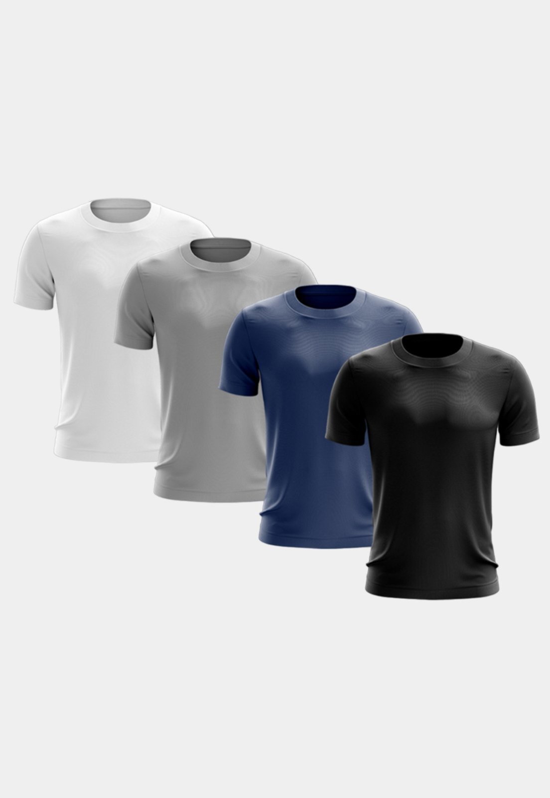 Kit 4 Camisetas Masculina Dry Fit Proteção Solar UV Básica Lisa Treino  Academia Ciclismo Camisa