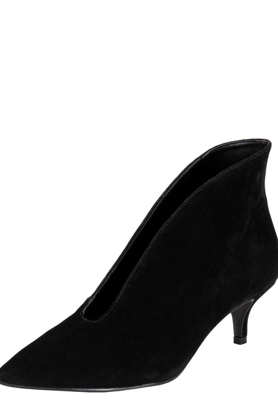 ankle boot decote v