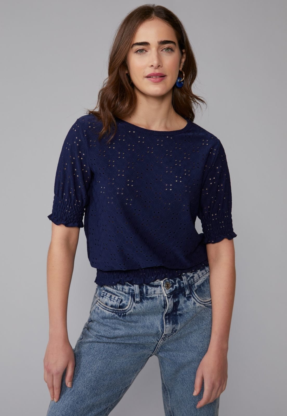 blusa laise azul