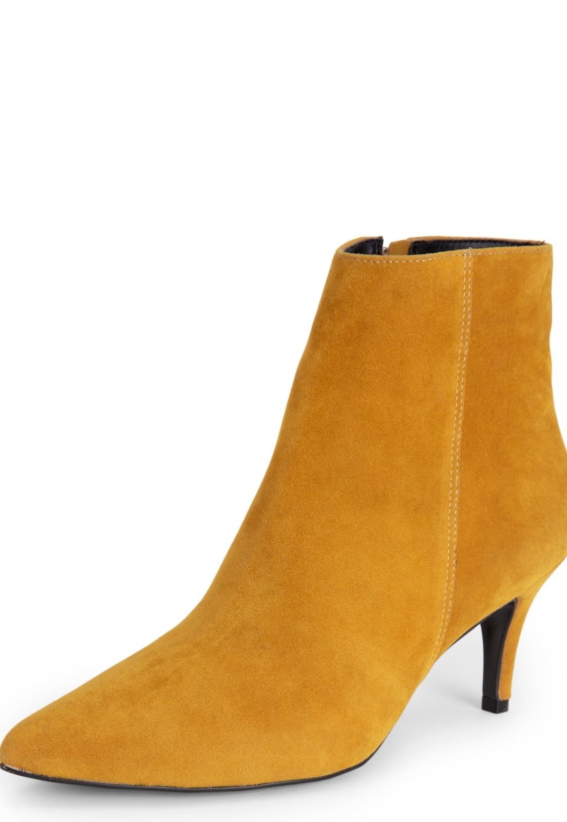 bota cano curto mostarda