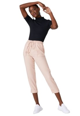 Calça AMARO Jogging Essential Nude Menor preço em Calça AMARO Jogging Essential Nude