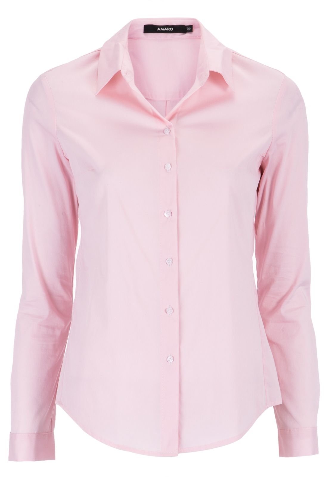 camisa social feminina rosa