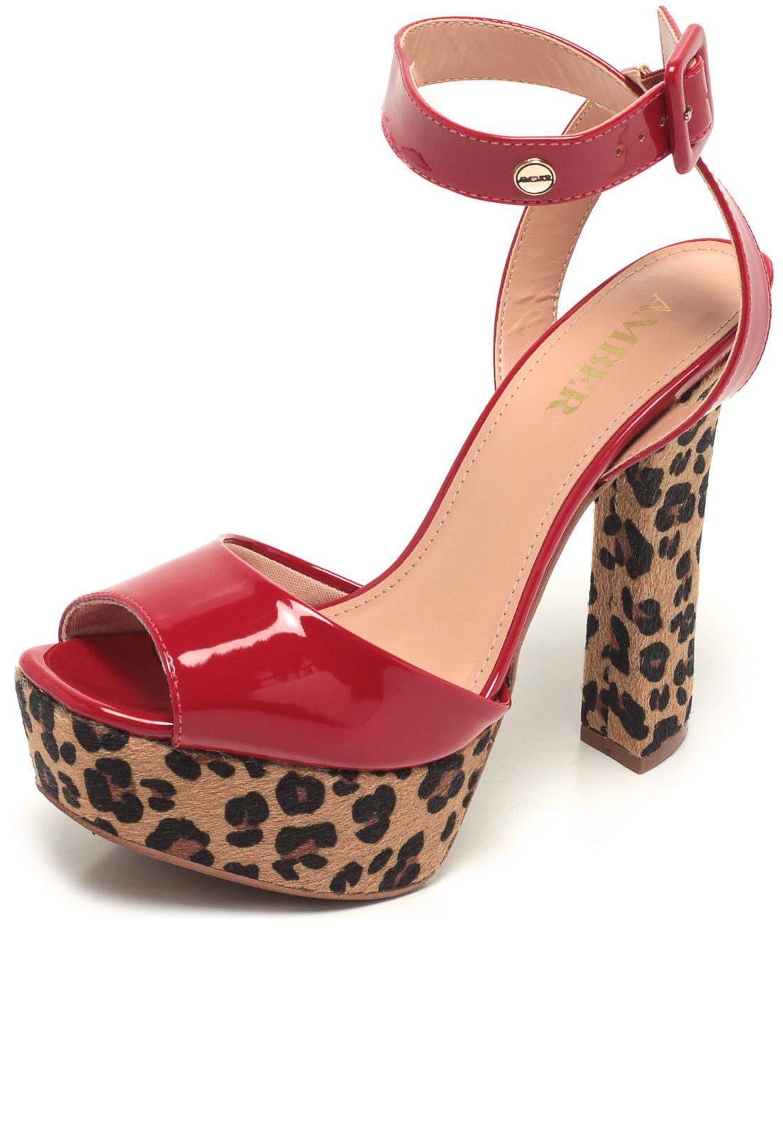 sandalia animal print dafiti