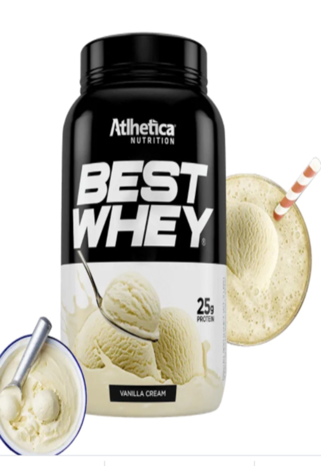 Best whey Whey Protein Atlhetica Nutricion isolado, concentrado e