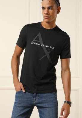 Camiseta Armani Exchange ax Central Preta no Shoptime