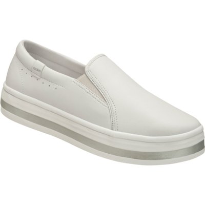 slip on azaleia branco