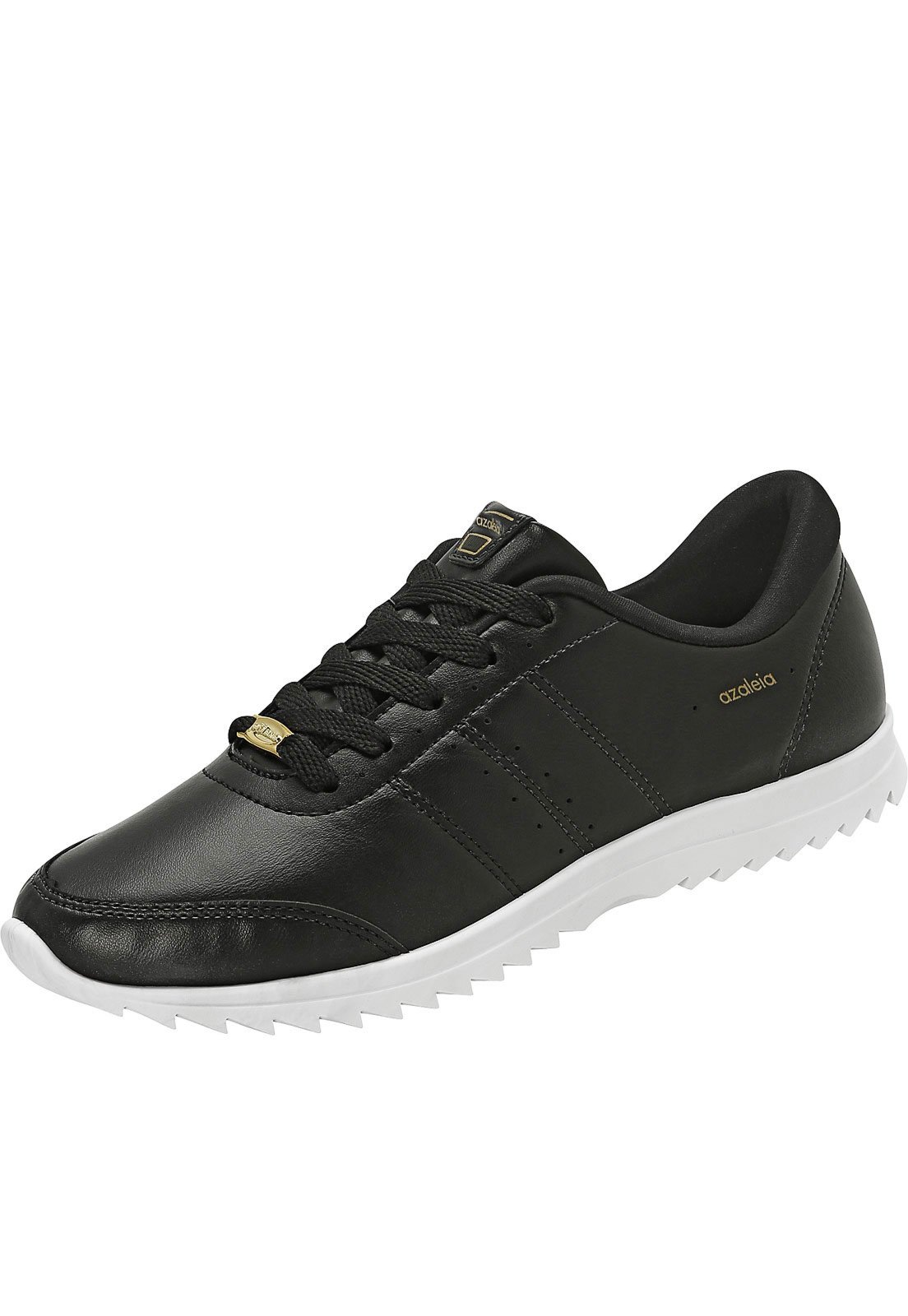 Tenis azaleia hot sale preto e branco