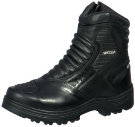 Bota Motociclista Accona Em Couro E Cano Médio Com Ziper 3000 Preto Menor preço em Bota Motociclista Accona Em Couro E Cano Médio Com Ziper 3000 Preto