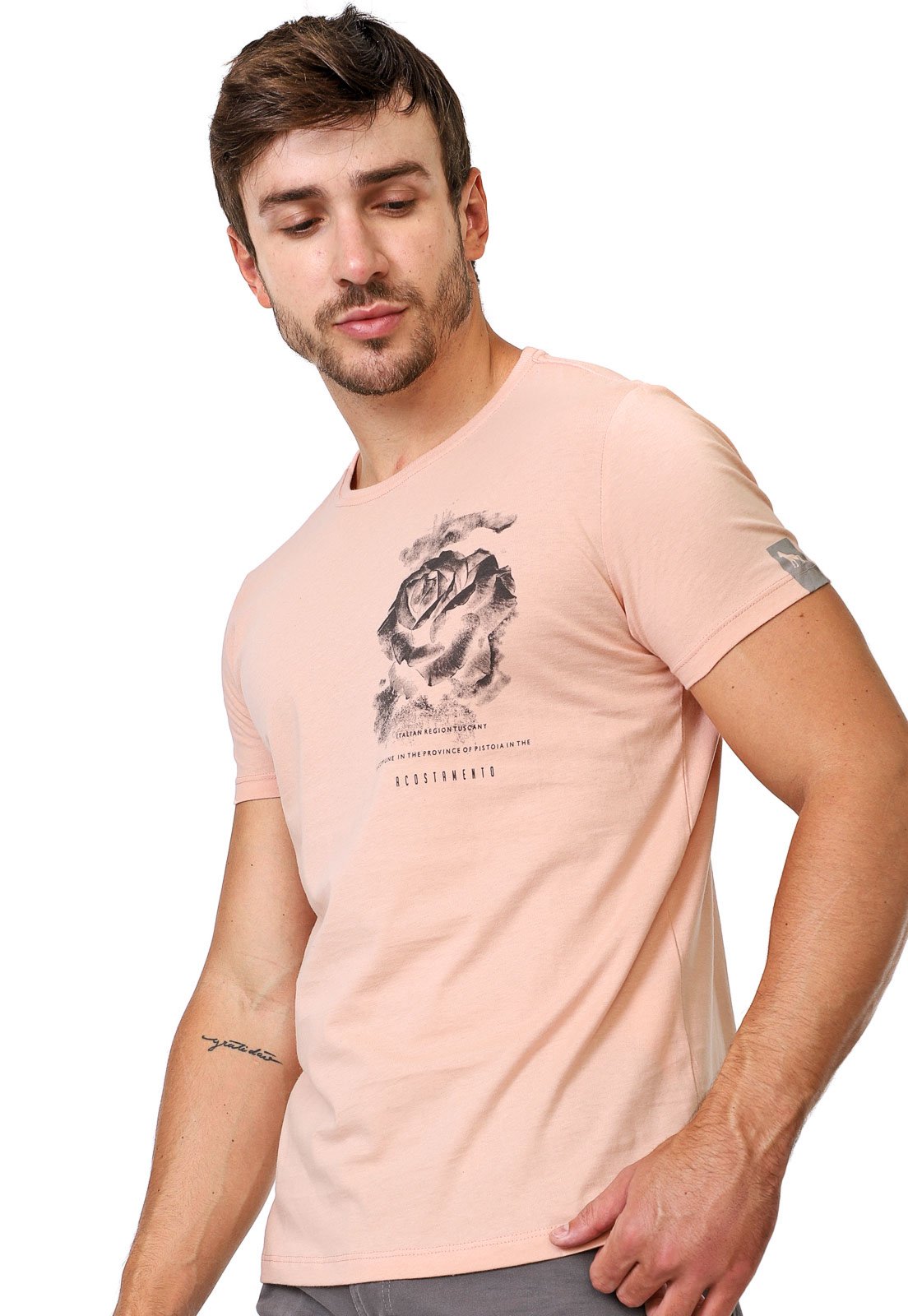 camiseta acostamento rosa