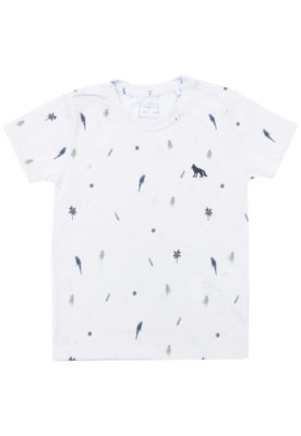 Camiseta Acostamento Menino Liso Branca Menor preço em Camiseta Acostamento Menino Liso Branca