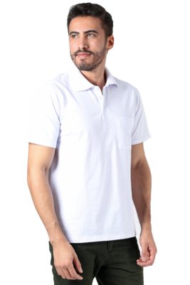 Camisa Polo Adamas Branca Menor preço em Camisa Polo Adamas Branca