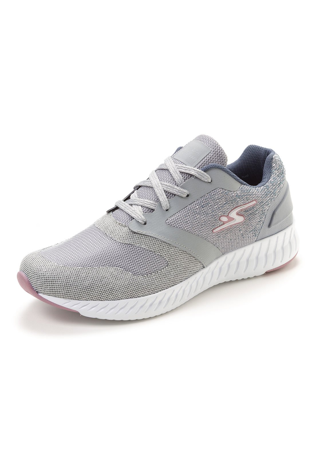 tenis casual feminino cinza