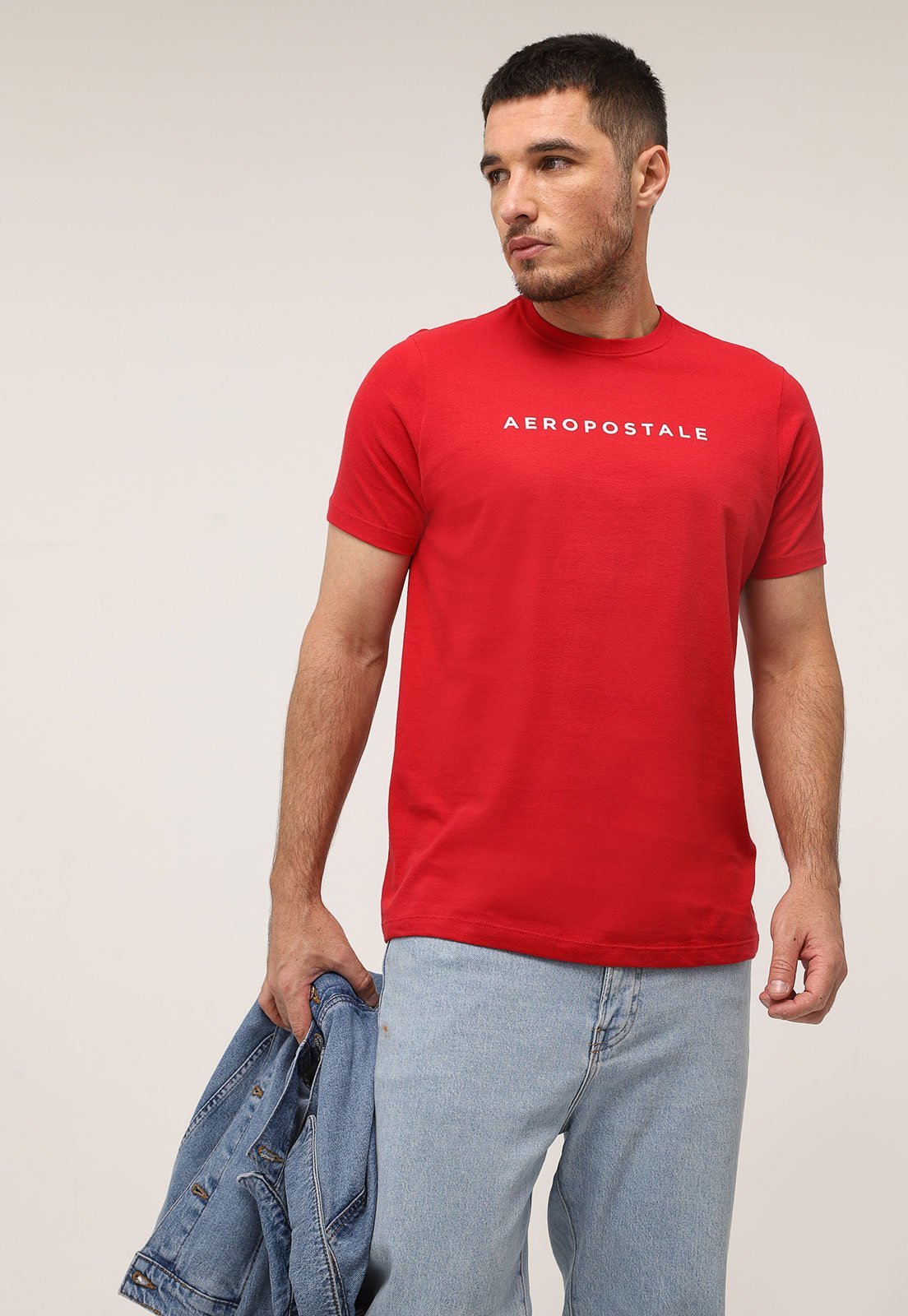Camiseta Aeropostale Logo Vermelha - Compre Agora