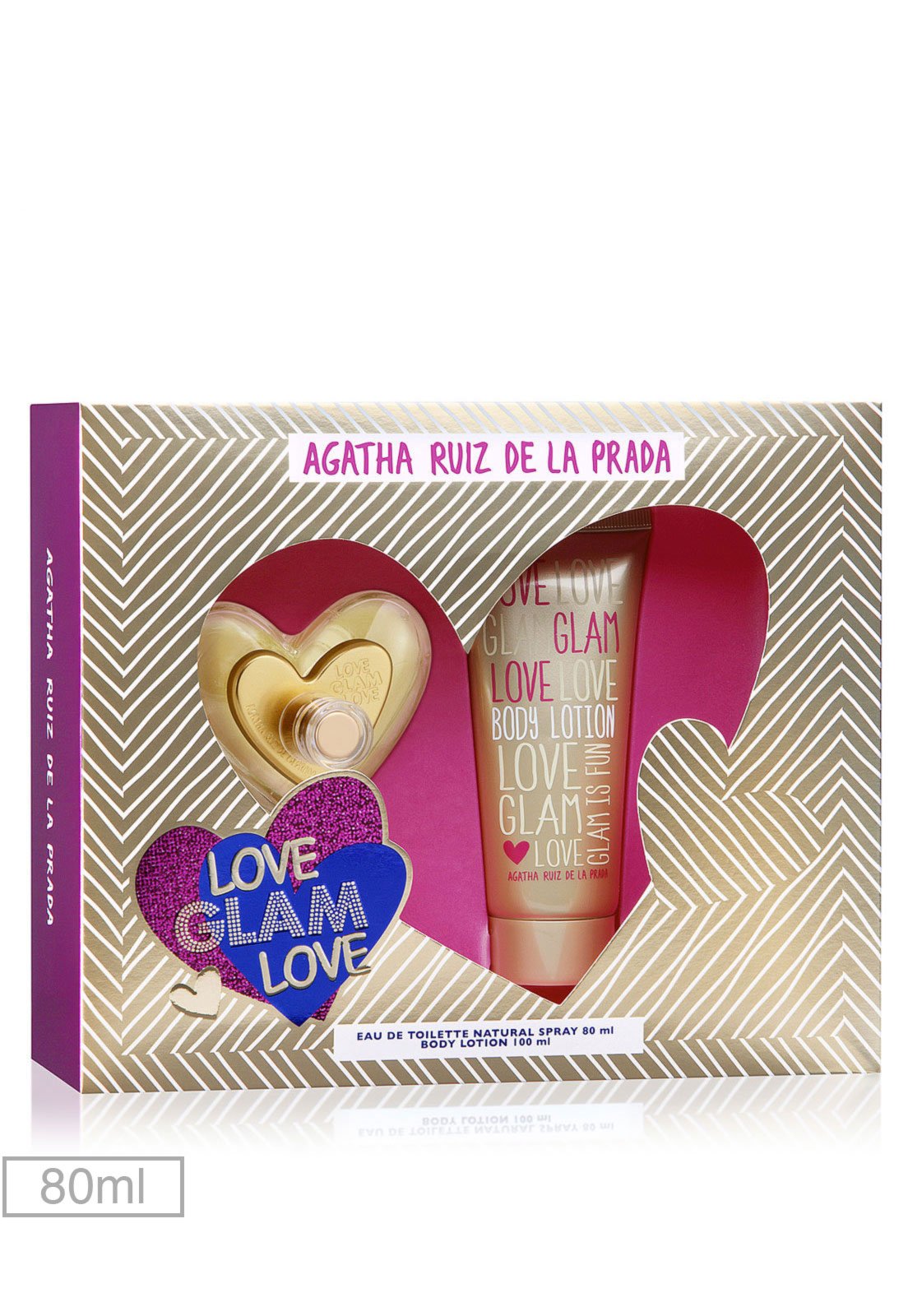 Kit Perfume Love Glam Love Agatha Ruiz de La Prada 80ml - Compre Agora |  Dafiti Brasil
