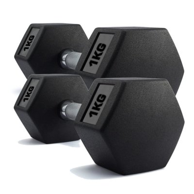 Par de Halteres Dumbell Sextavado Ahead Sports AS2102 1kg Menor preço em Par de Halteres Dumbell Sextavado Ahead Sports AS2102 1kg