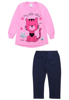 Conjunto 2pçs Alakazoo Longo Menina Frontal Rosa é boa?