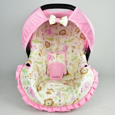 Capa para Bebê Conforto Alan Pierre Baby 0 a 13 KG Safari Rosa Menor preço em Capa para Bebê Conforto Alan Pierre Baby 0 a 13 KG Safari Rosa