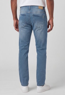 Calça Jeans Masculina Aleatory Regular Azul