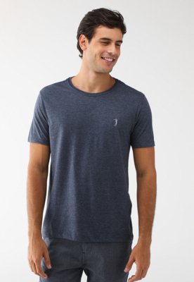 Camiseta Aleatory Reta Logo Azul