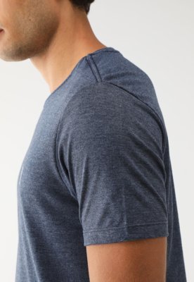 Camiseta Aleatory Reta Logo Azul