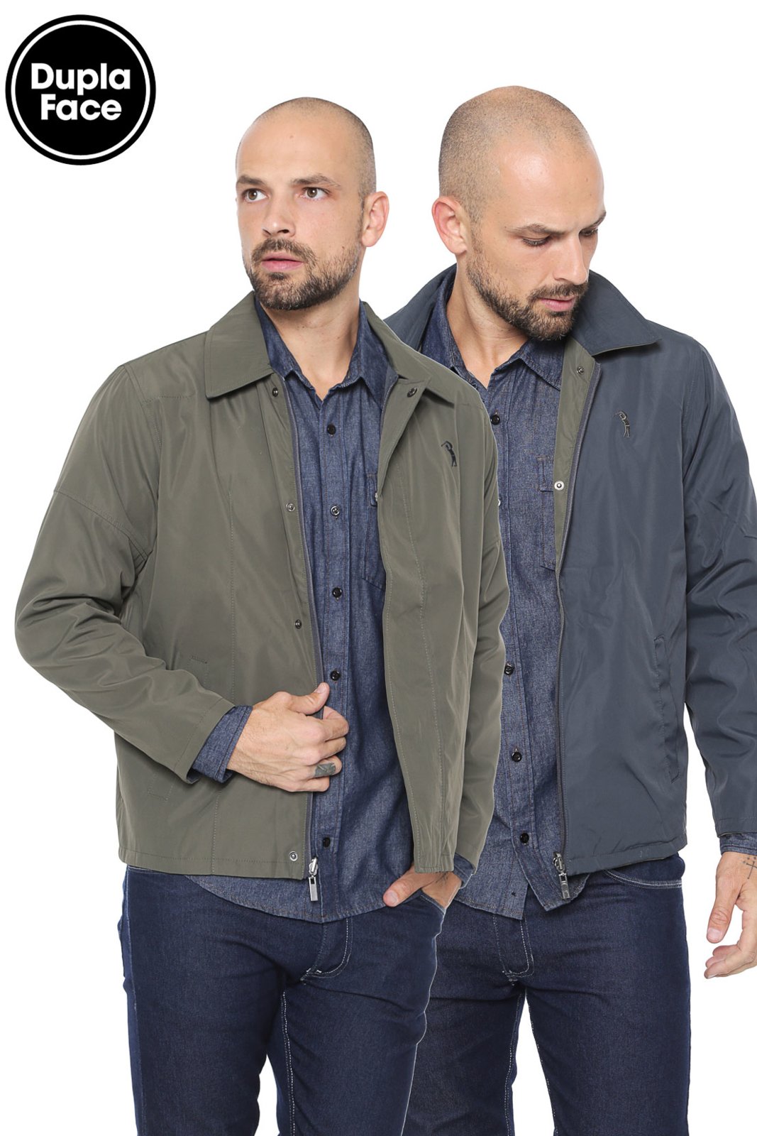 jaqueta aleatory dupla face