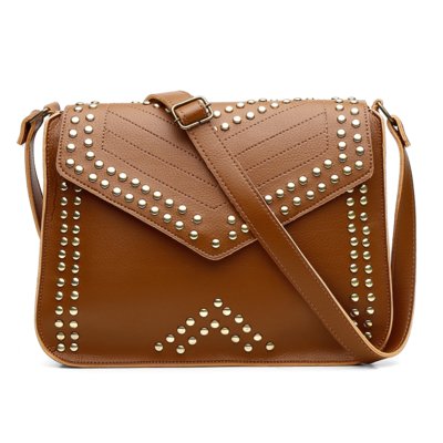 Bolsa Alice Monteiro Detalhes Em Metal Caramelo Menor preço em Bolsa Alice Monteiro Detalhes Em Metal Caramelo