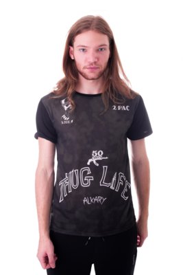 Camiseta Manga Curta Alkary Thug Preto Menor preço em Camiseta Manga Curta Alkary Thug Preto