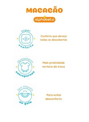 Macaquinho Infantil Menina Bosque das Fadas Alphabeto Rosa Rosa