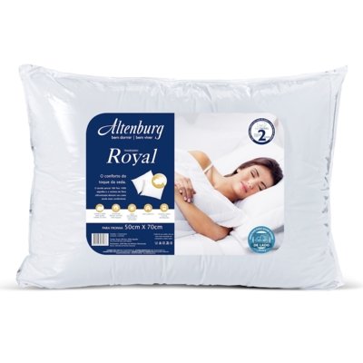 Travesseiro Altenburg Royal 50cm x 70cm Branco Menor preço em Travesseiro Altenburg Royal 50cm x 70cm Branco