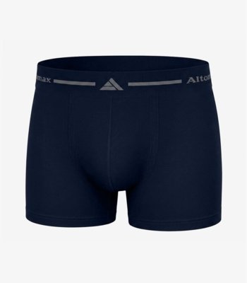 Cueca Boxer Lisa Microfibra Altomax Azul