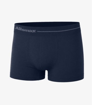Cueca Boxer Lisa Microfibra Altomax Azul