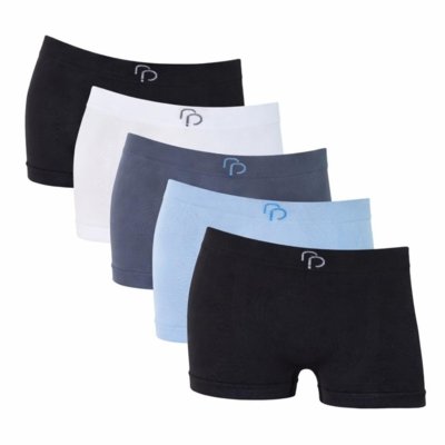 Kit 5 Cuecas Boxer Sem Costura Infantil Kids Microfibra Rafa Parize Sortida