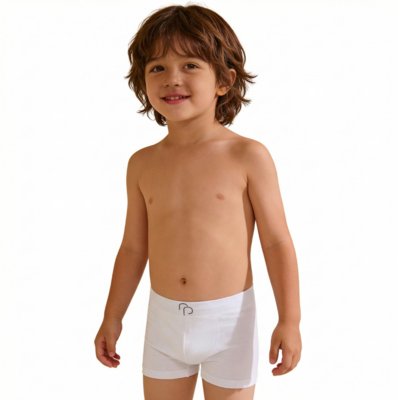 Kit 5 Cuecas Boxer Sem Costura Infantil Kids Microfibra Rafa Parize Sortida