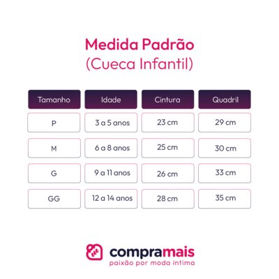 Kit 5 Cuecas Boxer Sem Costura Infantil Kids Microfibra Rafa Parize Sortida