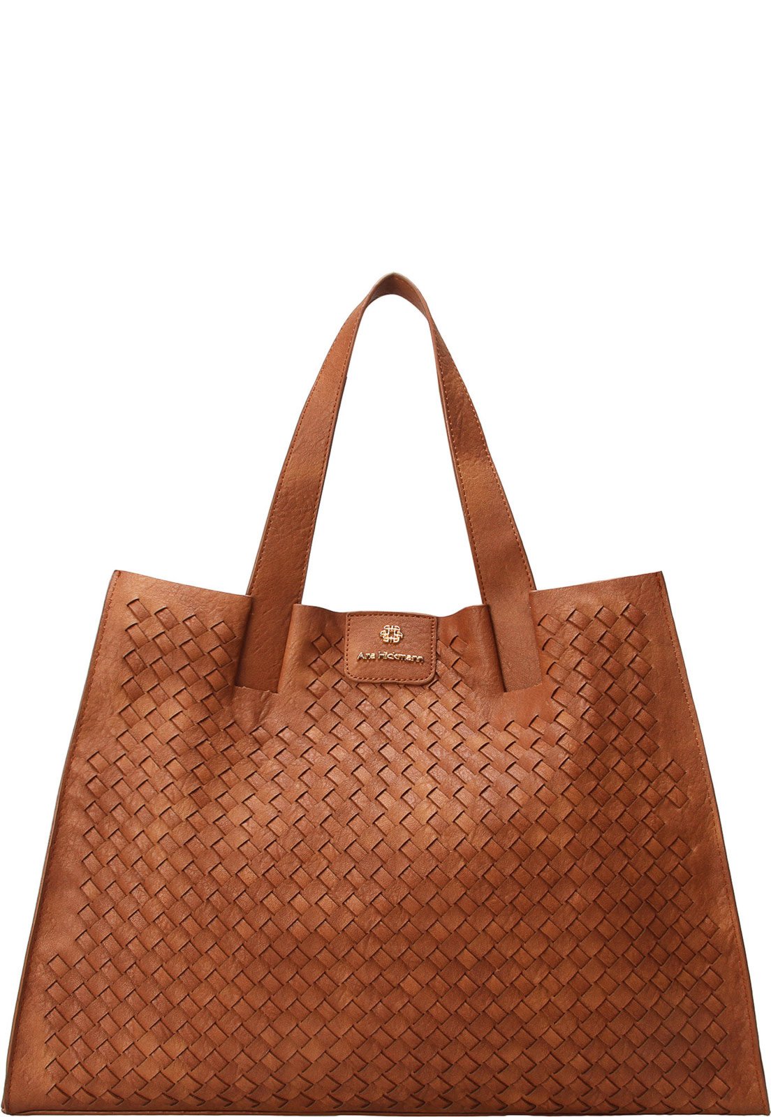 woven leather handbag tote