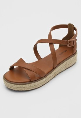 Sandália DAFITI SHOES Corda Caramelo - Compre Agora